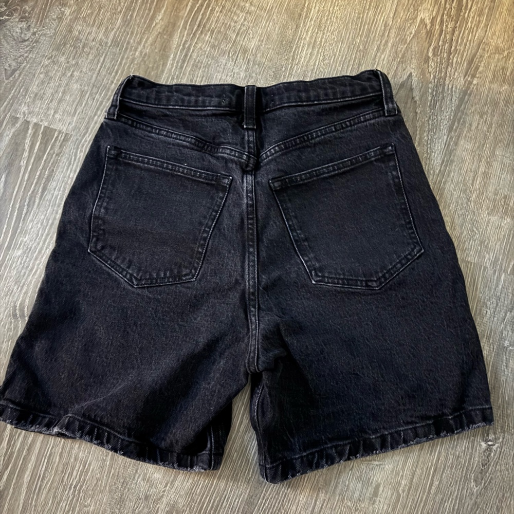Abercrombie & Fitch Black Jean Shorts - Picture 2 of 2